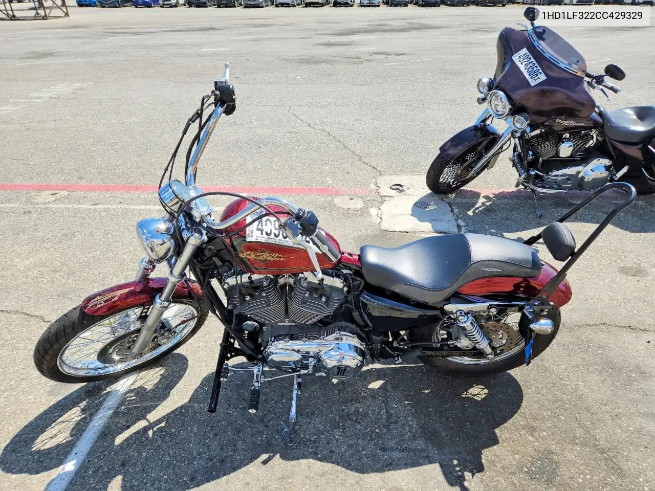 2012 Harley-Davidson Xl1200 V VIN: 1HD1LF322CC429329 Lot: 49965526