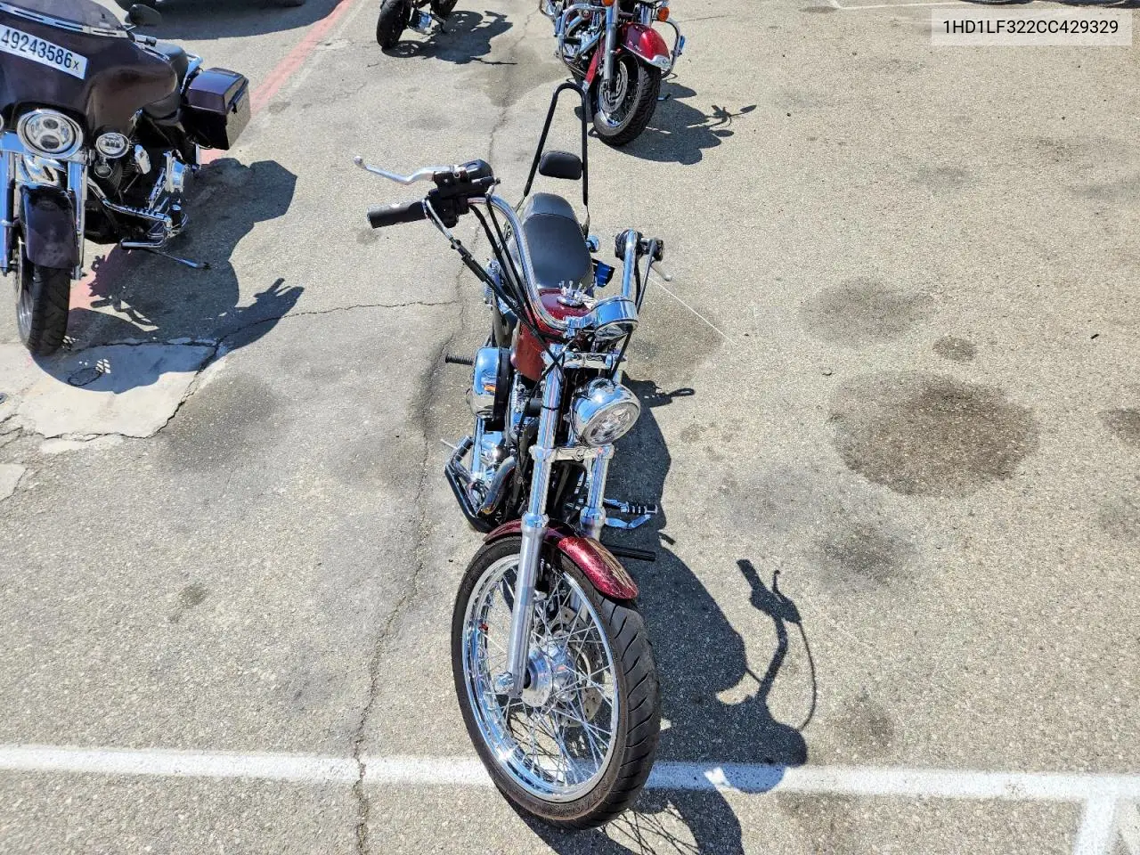 2012 Harley-Davidson Xl1200 V VIN: 1HD1LF322CC429329 Lot: 49965526