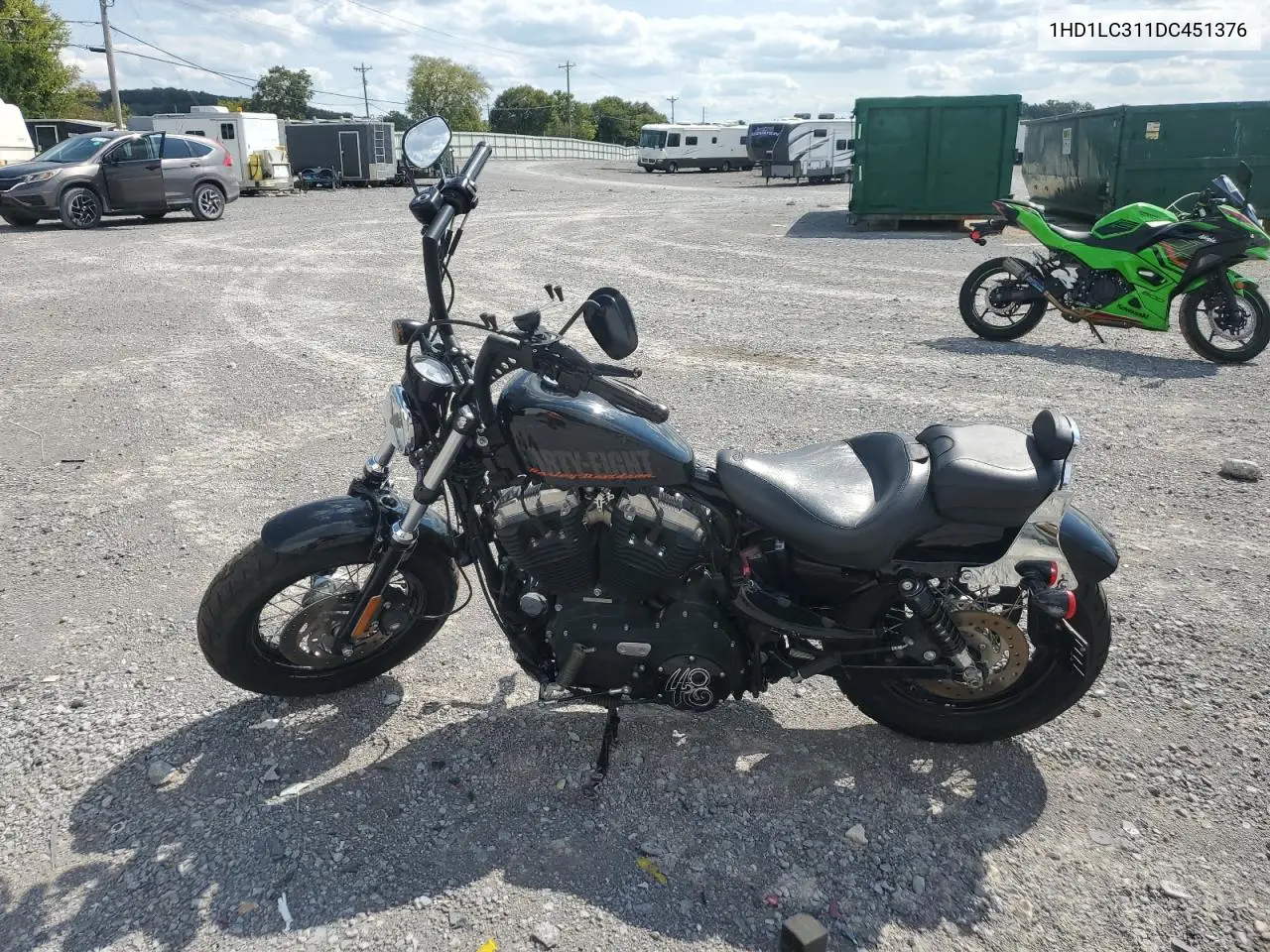 2013 Harley-Davidson Xl1200 Forty-Eight VIN: 1HD1LC311DC451376 Lot: 80246035