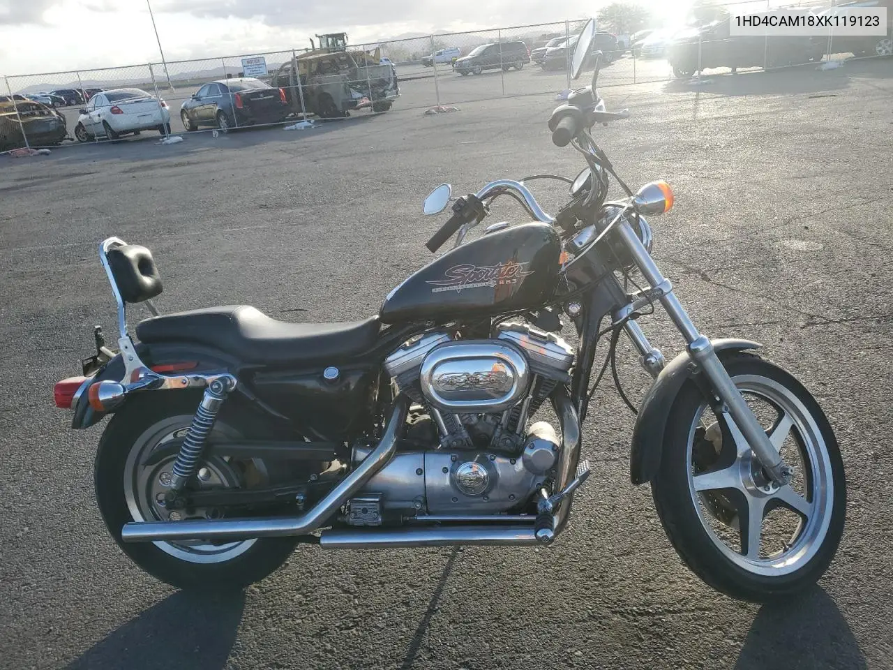 1999 Harley-Davidson Xl883 VIN: 1HD4CAM18XK119123 Lot: 86605975