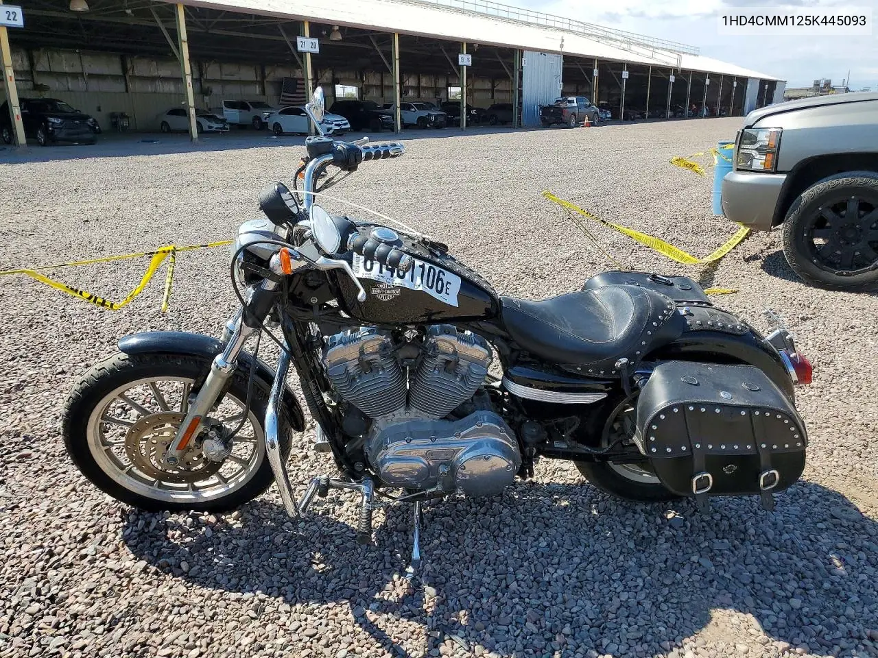 2005 Harley-Davidson Xl883 L VIN: 1HD4CMM125K445093 Lot: 61431106