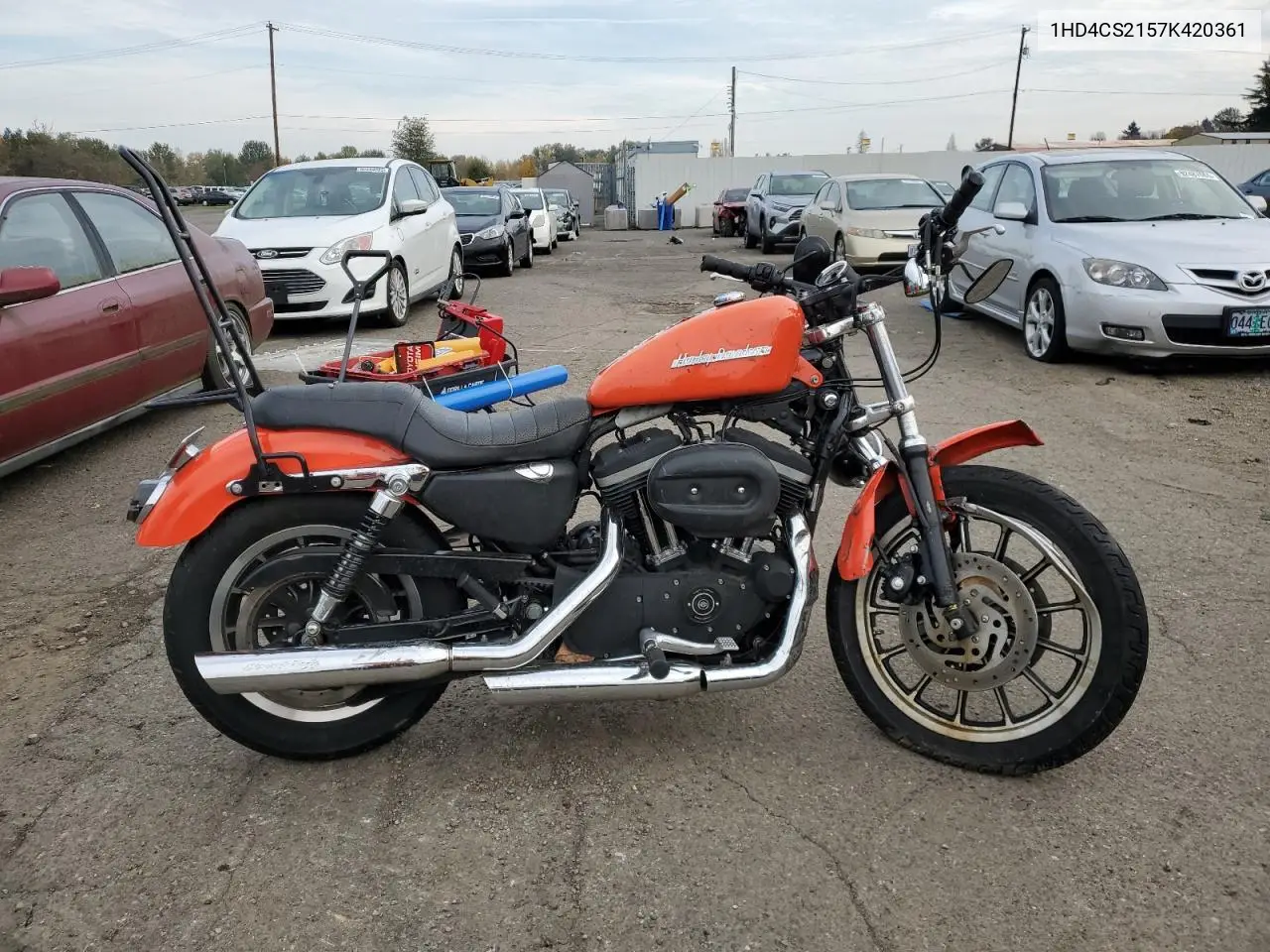 2007 Harley-Davidson Xl883 R VIN: 1HD4CS2157K420361 Lot: 92285105