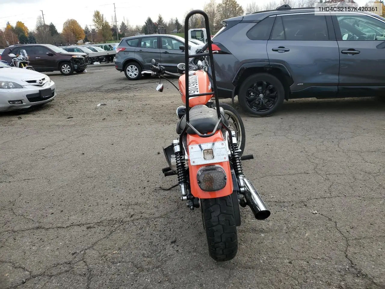 2007 Harley-Davidson Xl883 R VIN: 1HD4CS2157K420361 Lot: 92285105