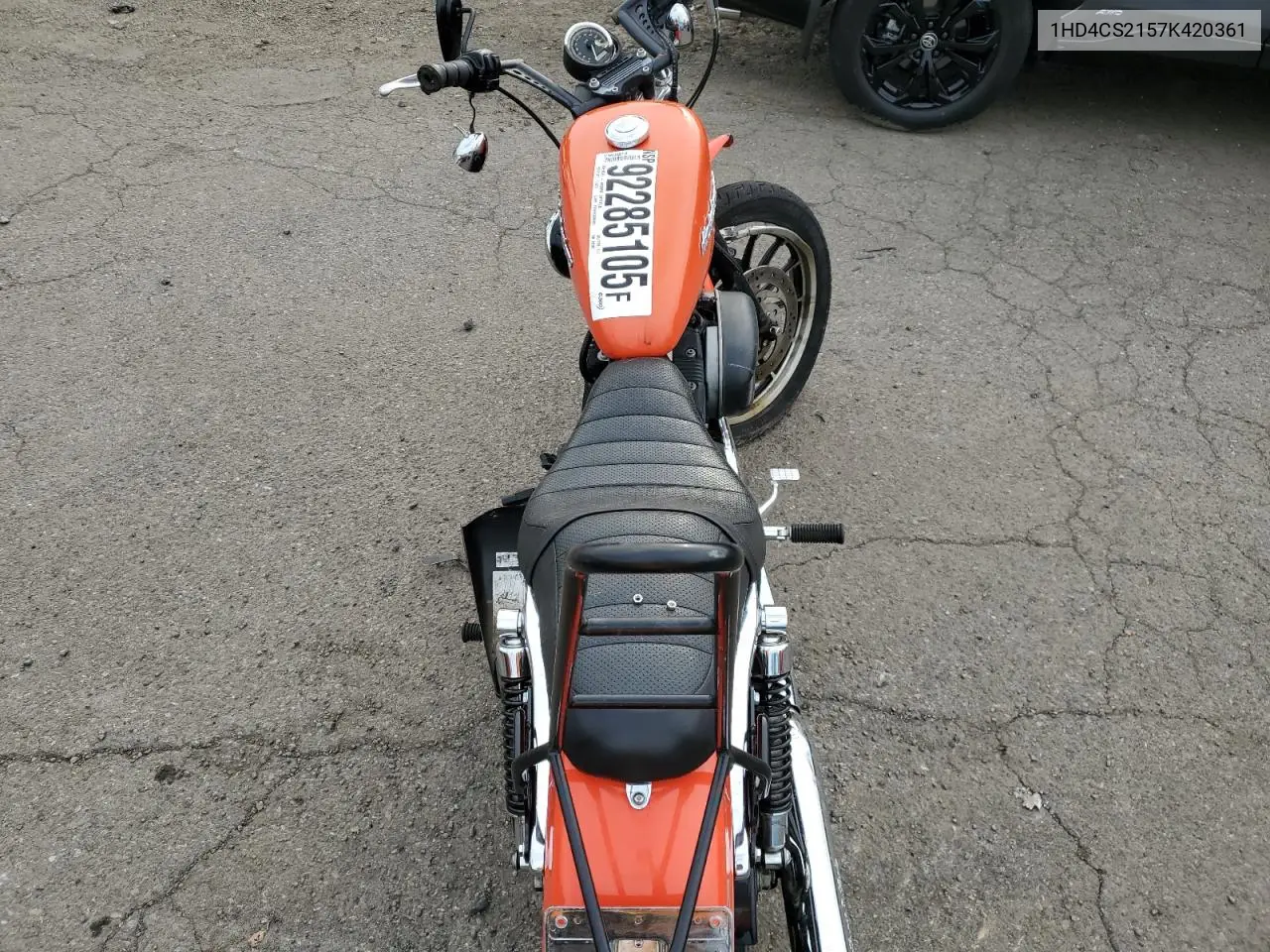 2007 Harley-Davidson Xl883 R VIN: 1HD4CS2157K420361 Lot: 92285105