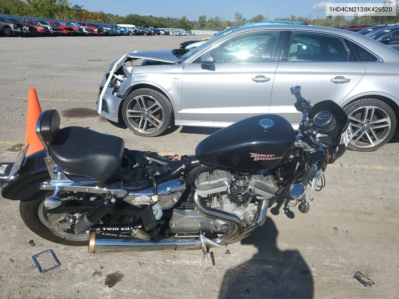 2008 Harley-Davidson Xl883 VIN: 1HD4CN2138K426520 Lot: 84251845
