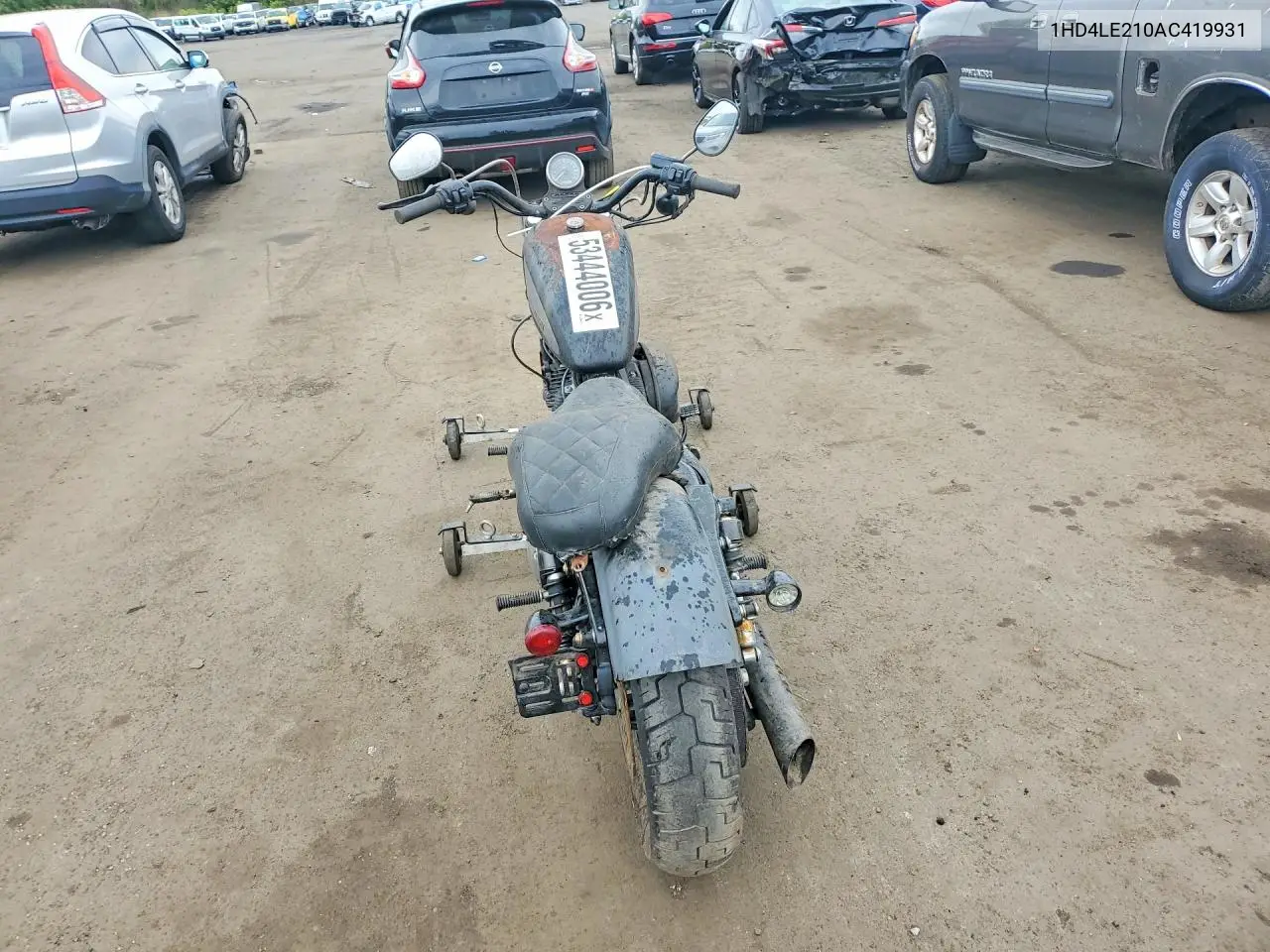 2010 Harley-Davidson Xl883 N VIN: 1HD4LE210AC419931 Lot: 53444006