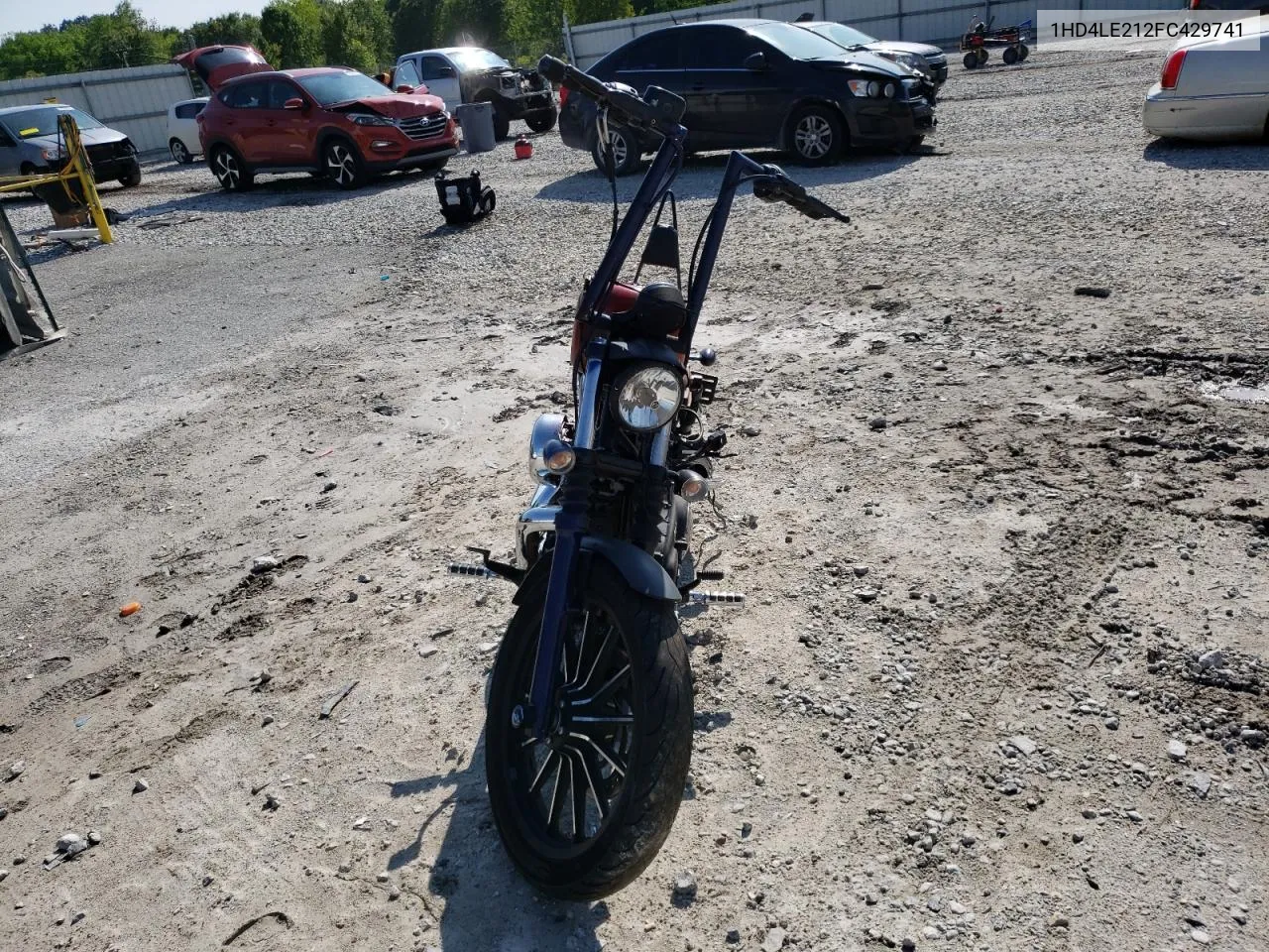 2015 Harley-Davidson Xl883 Iron 883 VIN: 1HD4LE212FC429741 Lot: 42540665