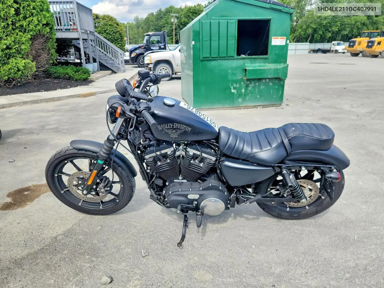 2016 Harley-Davidson Xl883 Iron 883 VIN: 1HD4LE211GC407991 Lot: 59159876