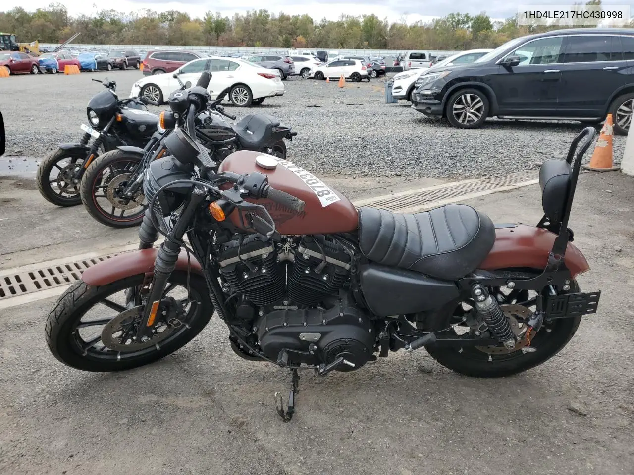 2017 Harley-Davidson Xl883 Iron 883 VIN: 1HD4LE217HC430998 Lot: 87031435