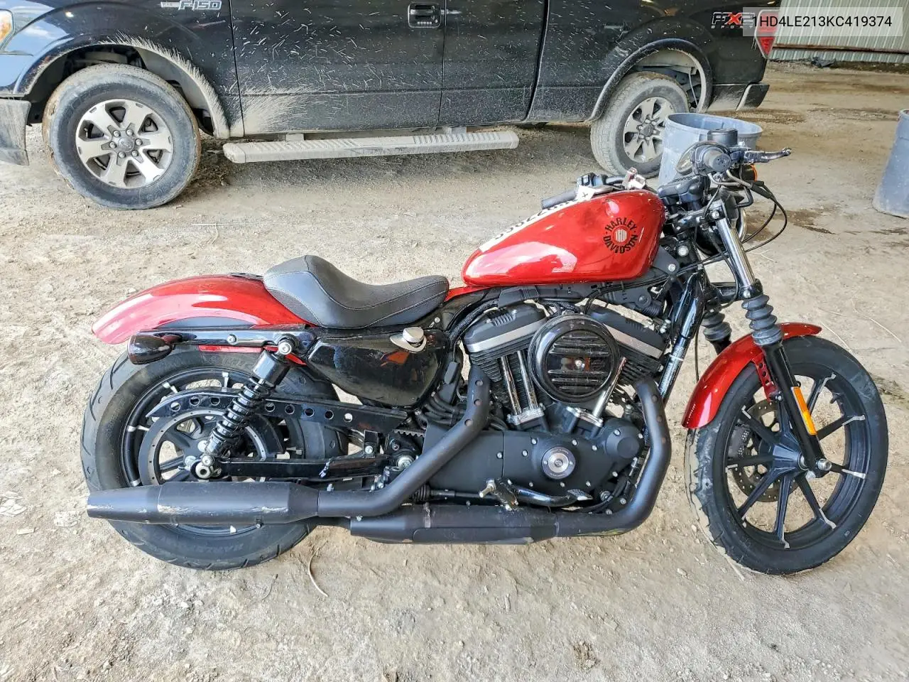 2019 Harley-Davidson Xl883 N VIN: 1HD4LE213KC419374 Lot: 59822856