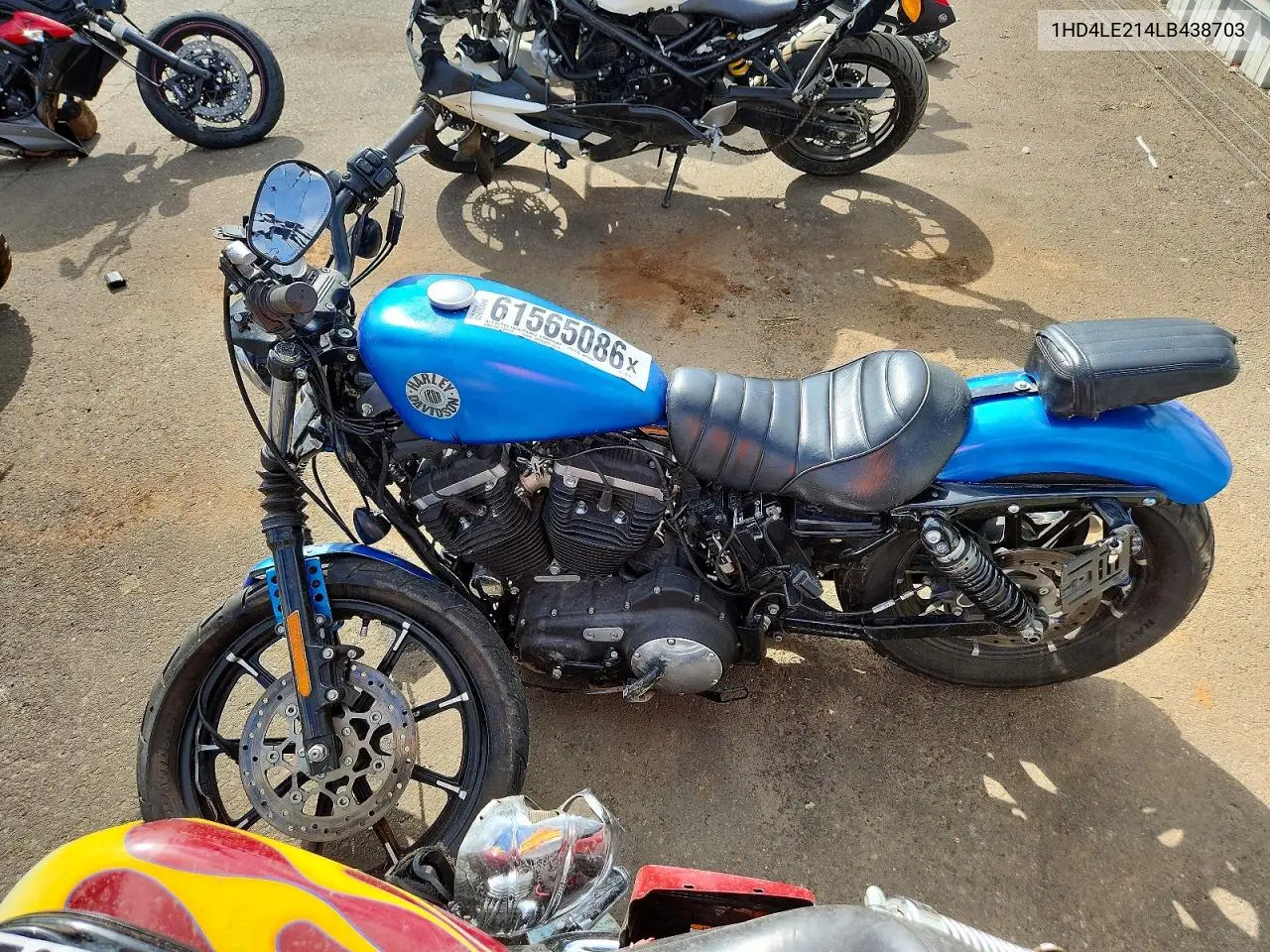 2020 Harley-Davidson Xl883 N VIN: 1HD4LE214LB438703 Lot: 61565086