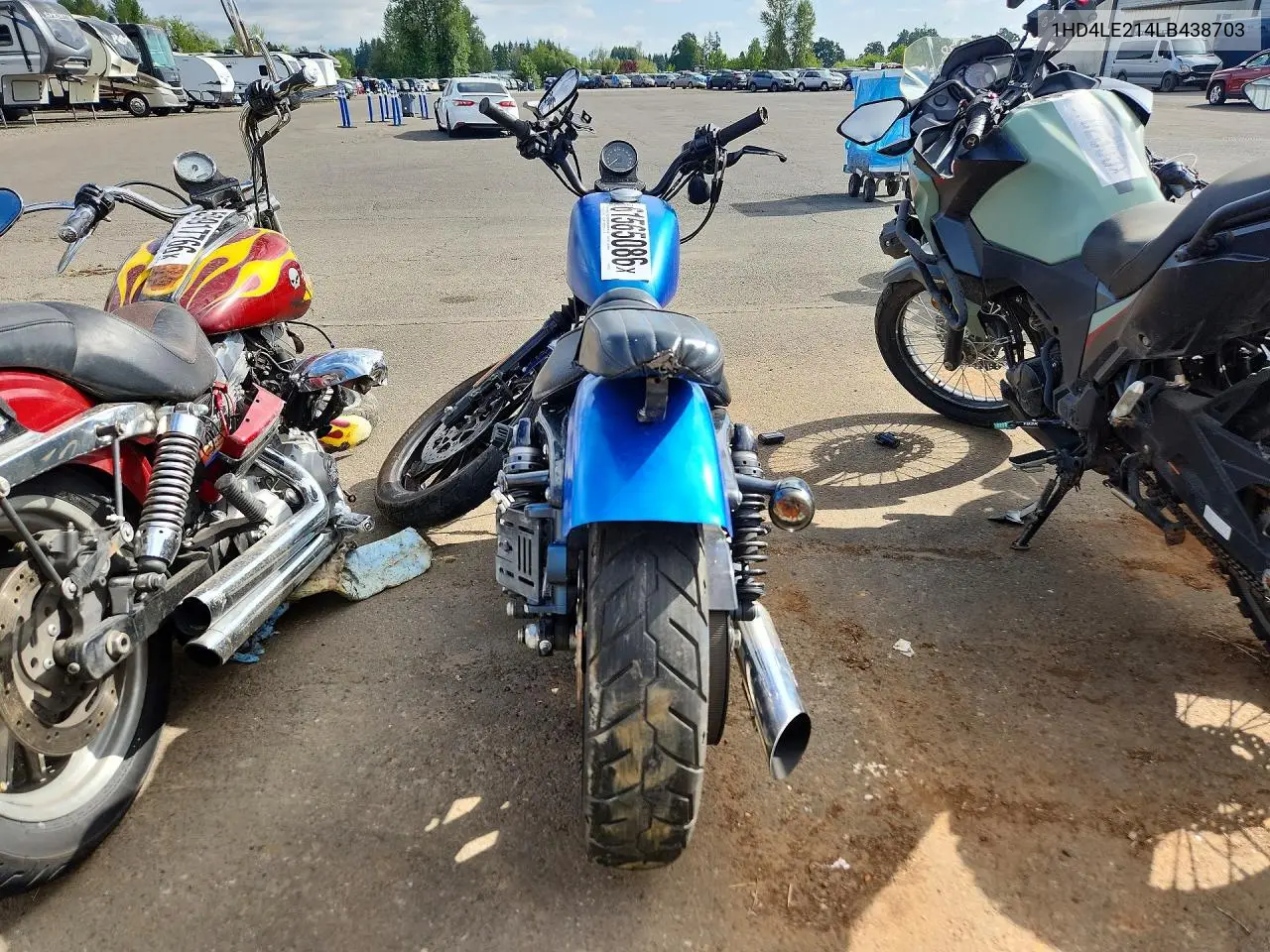 2020 Harley-Davidson Xl883 N VIN: 1HD4LE214LB438703 Lot: 61565086