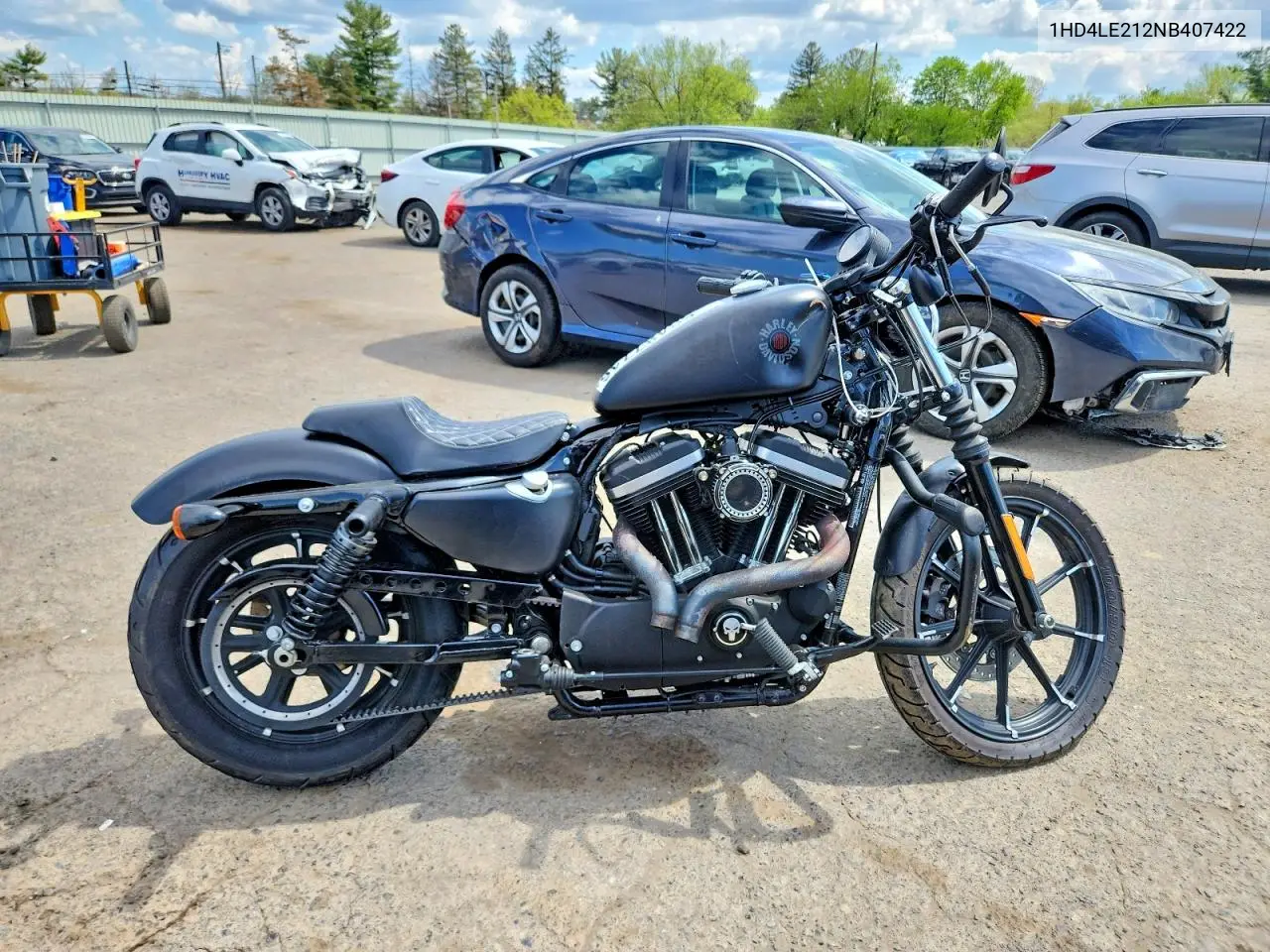 2022 Harley-Davidson Xl883 N VIN: 1HD4LE212NB407422 Lot: 50487746