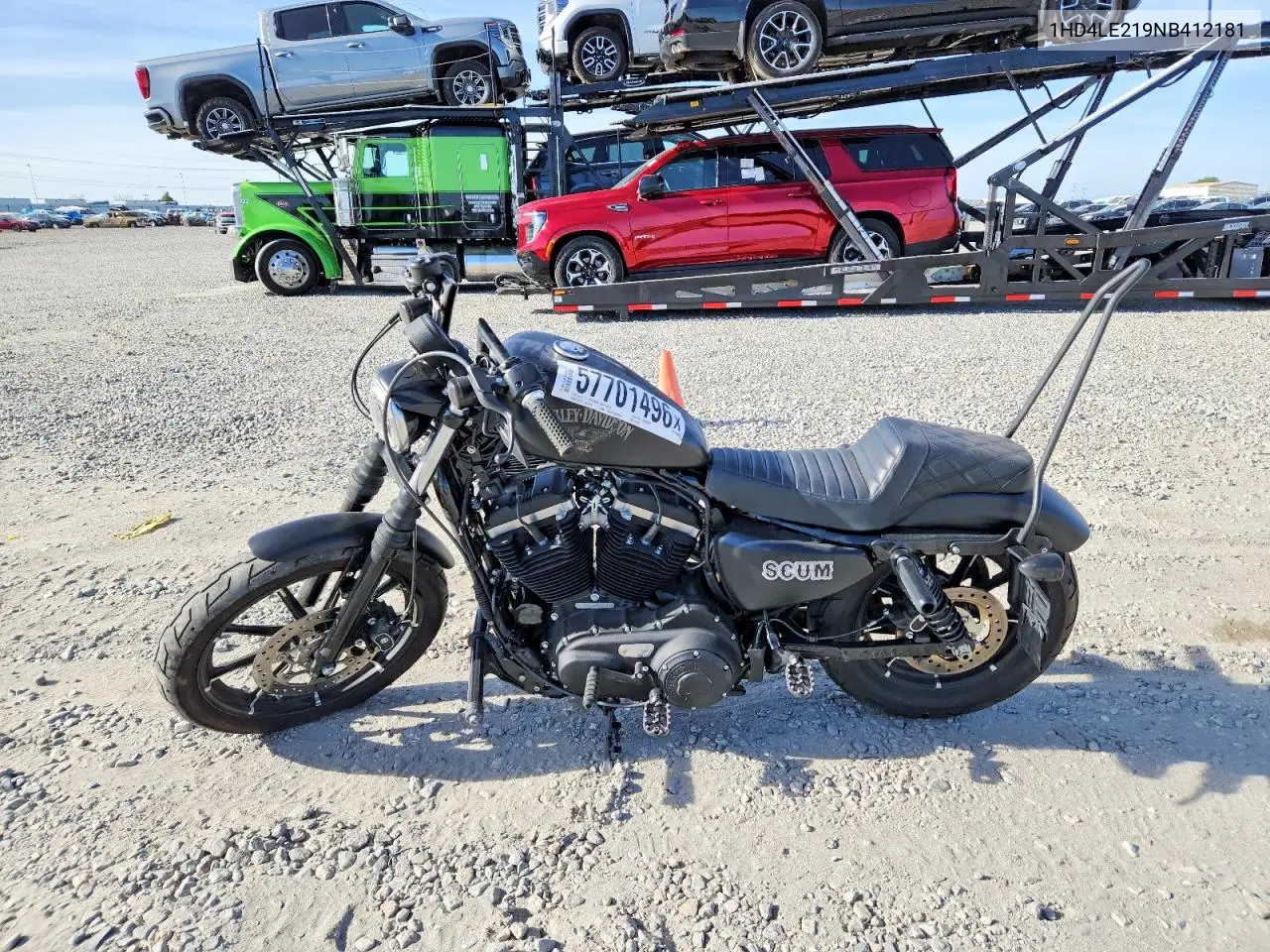 2022 Harley-Davidson Xl883 N VIN: 1HD4LE219NB412181 Lot: 57701496
