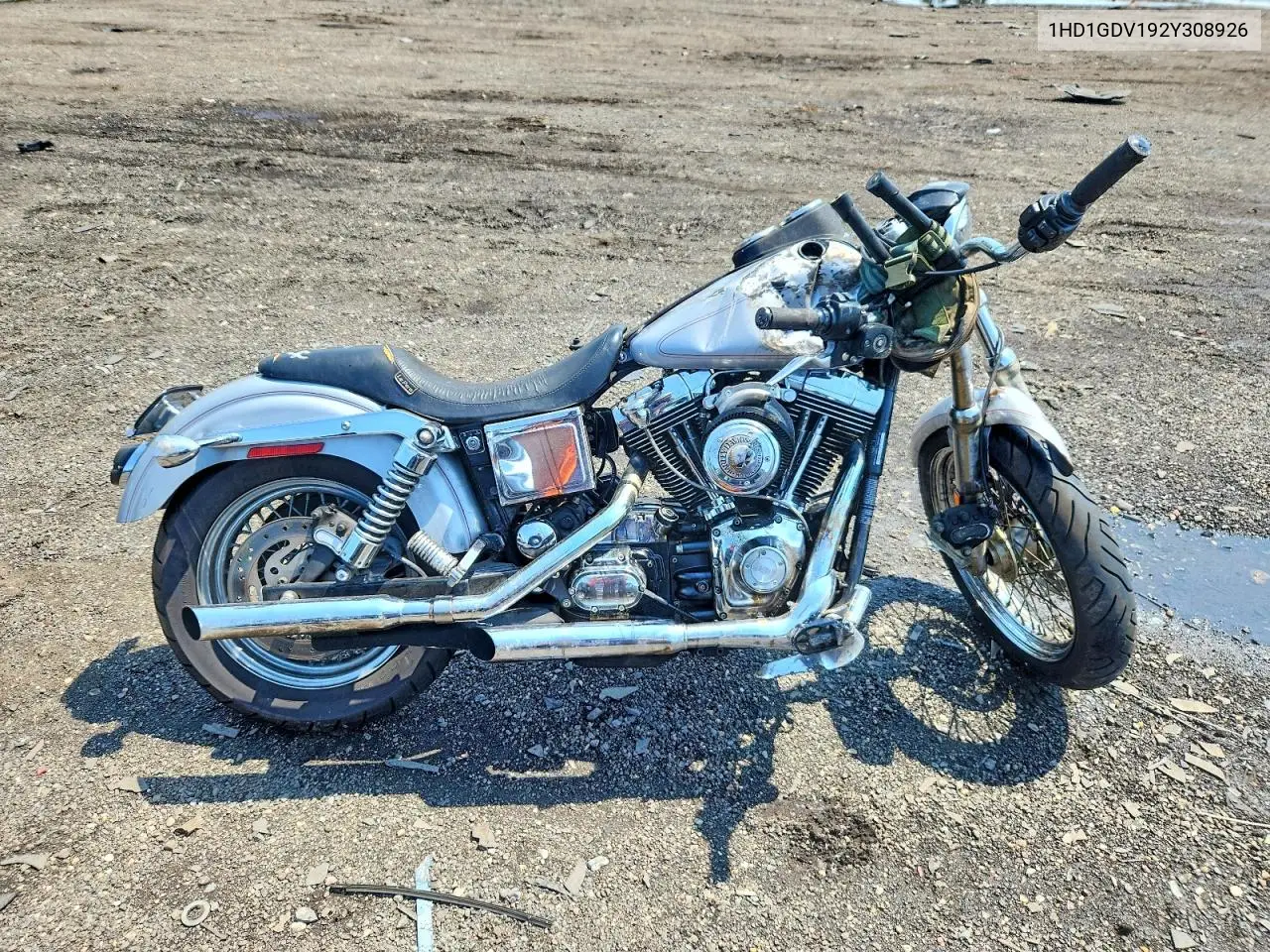 2002 Harley-Davidson Fxdl VIN: 1HD1GDV192Y308926 Lot: 59095516