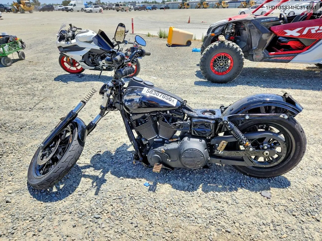 2017 Harley-Davidson Fxdls VIN: 1HD1GS834HC314561 Lot: 58307056