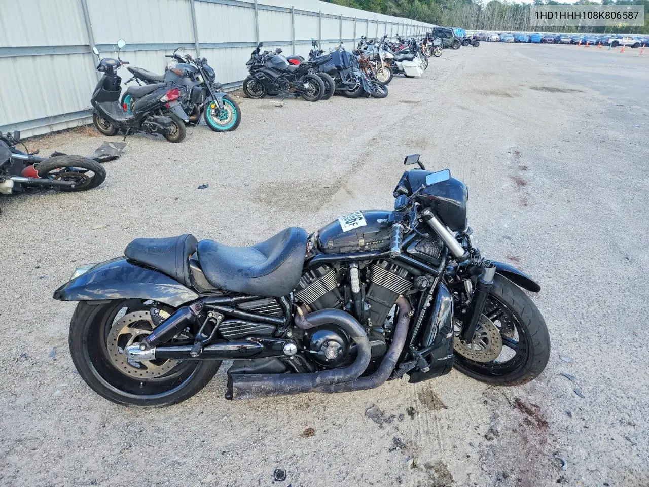 2008 Harley-Davidson Vrscdx VIN: 1HD1HHH108K806587 Lot: 48406966