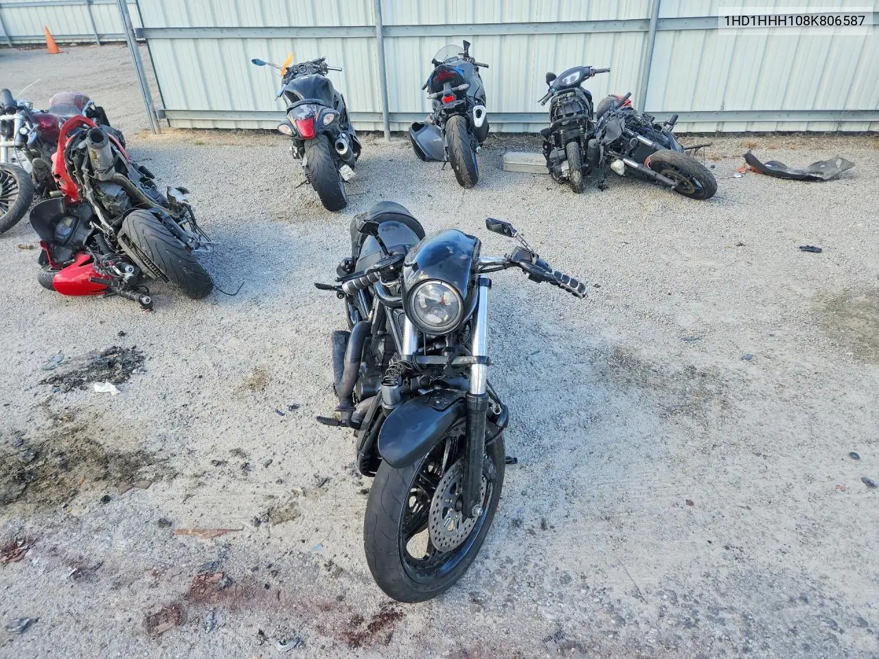 2008 Harley-Davidson Vrscdx VIN: 1HD1HHH108K806587 Lot: 48406966