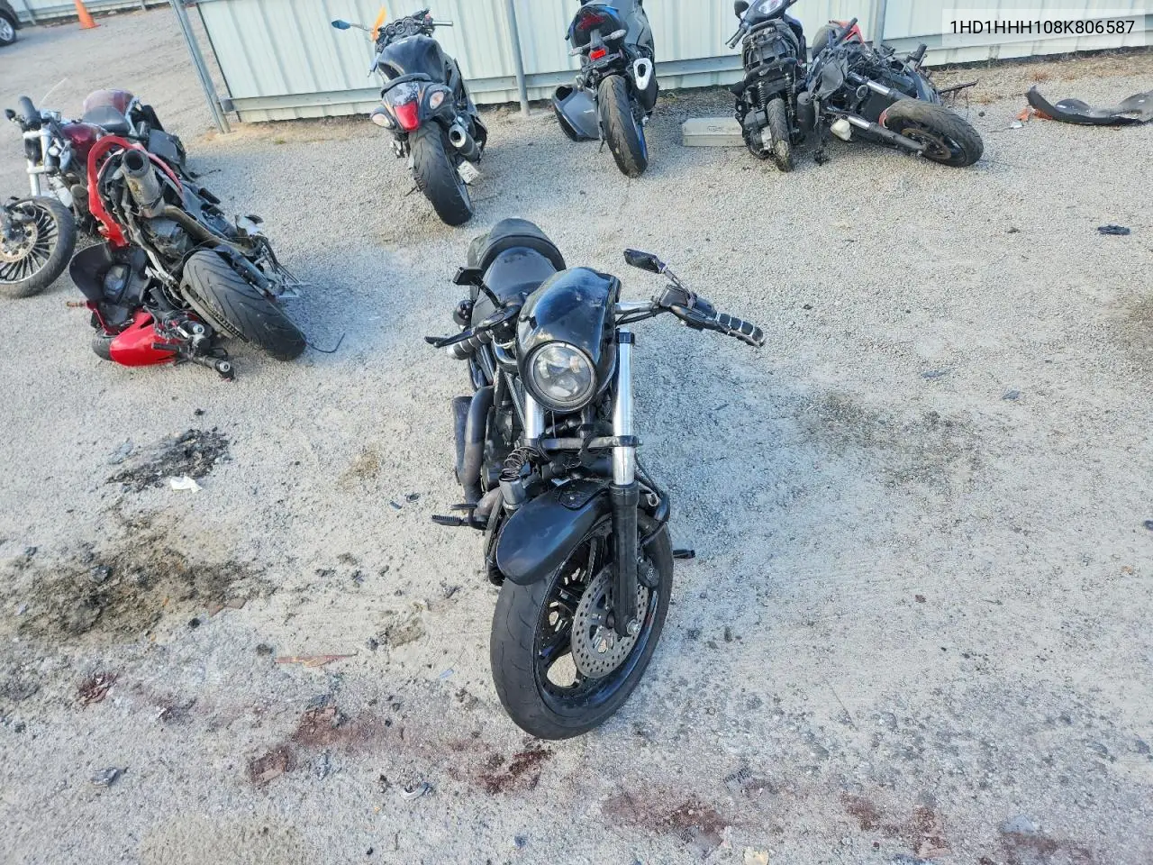 2008 Harley-Davidson Vrscdx VIN: 1HD1HHH108K806587 Lot: 48406966