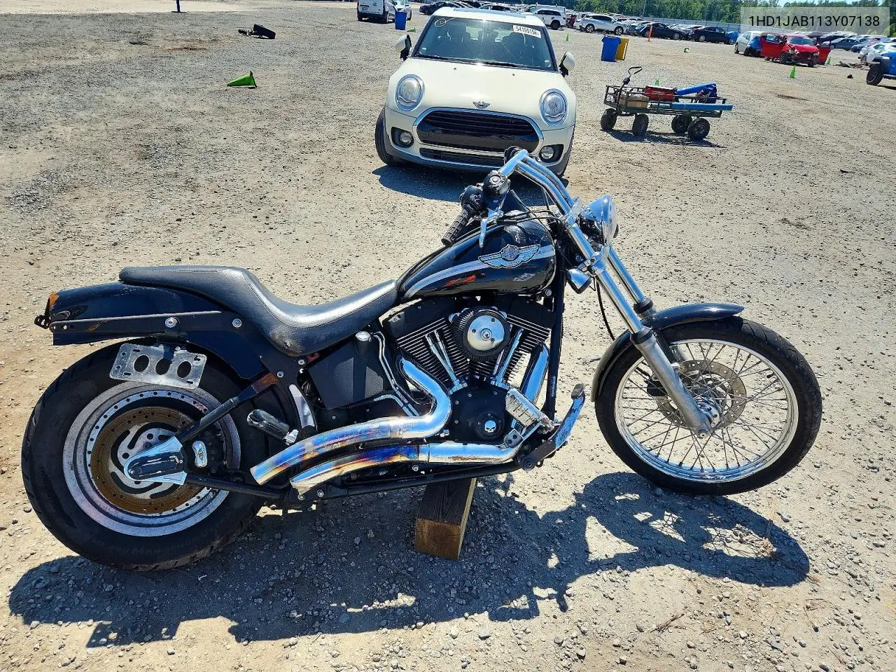 2003 Harley-Davidson Fxstbi VIN: 1HD1JAB113Y107138 Lot: 56058186