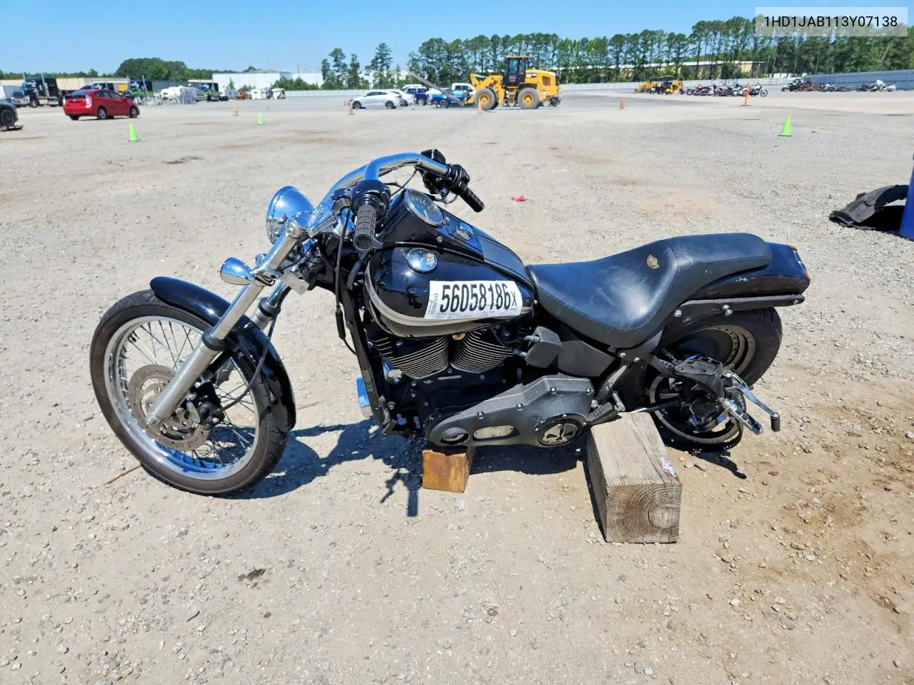 2003 Harley-Davidson Fxstbi VIN: 1HD1JAB113Y107138 Lot: 56058186