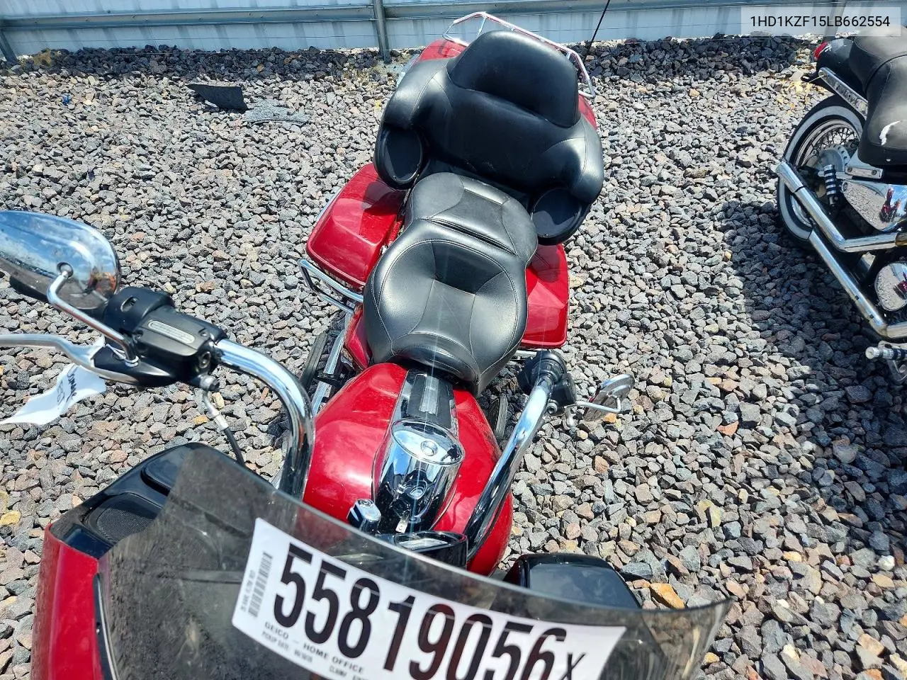 2020 Harley-Davidson Fltrk VIN: 1HD1KZF15LB662554 Lot: 55819056