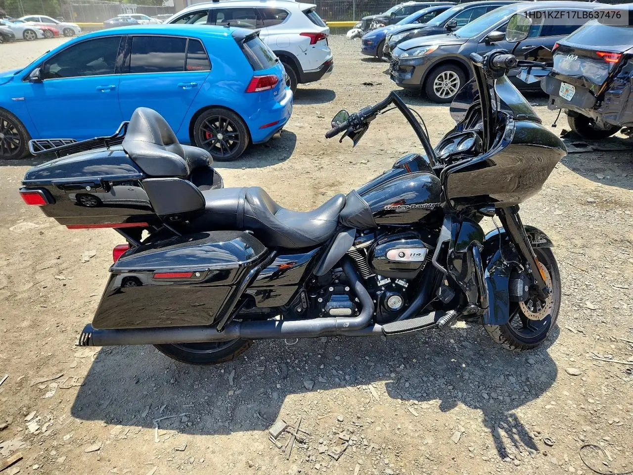 2020 Harley-Davidson Fltrk VIN: 1HD1KZF17LB637476 Lot: 58361666