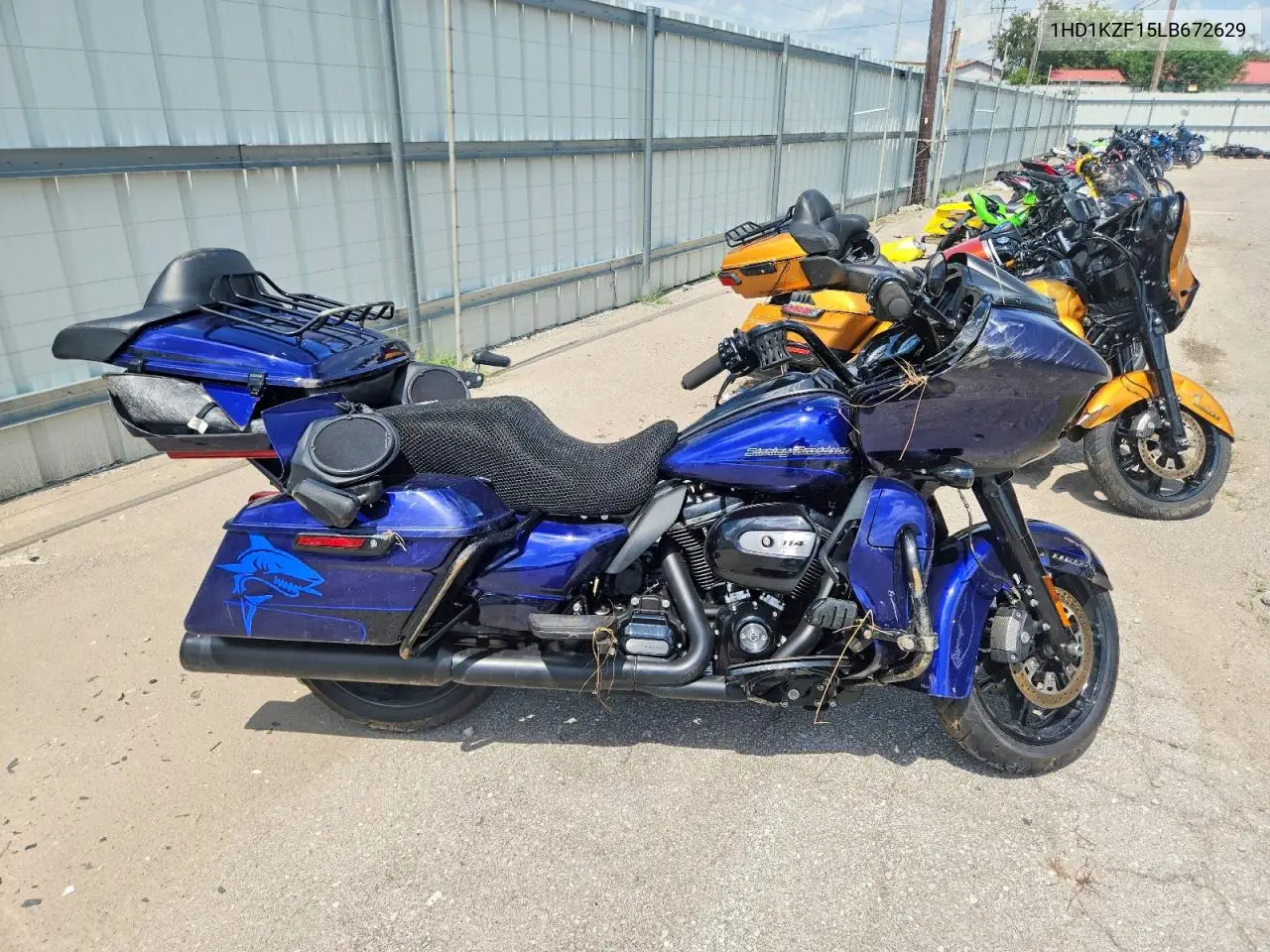2020 Harley-Davidson Fltrk VIN: 1HD1KZF15LB672629 Lot: 61795266