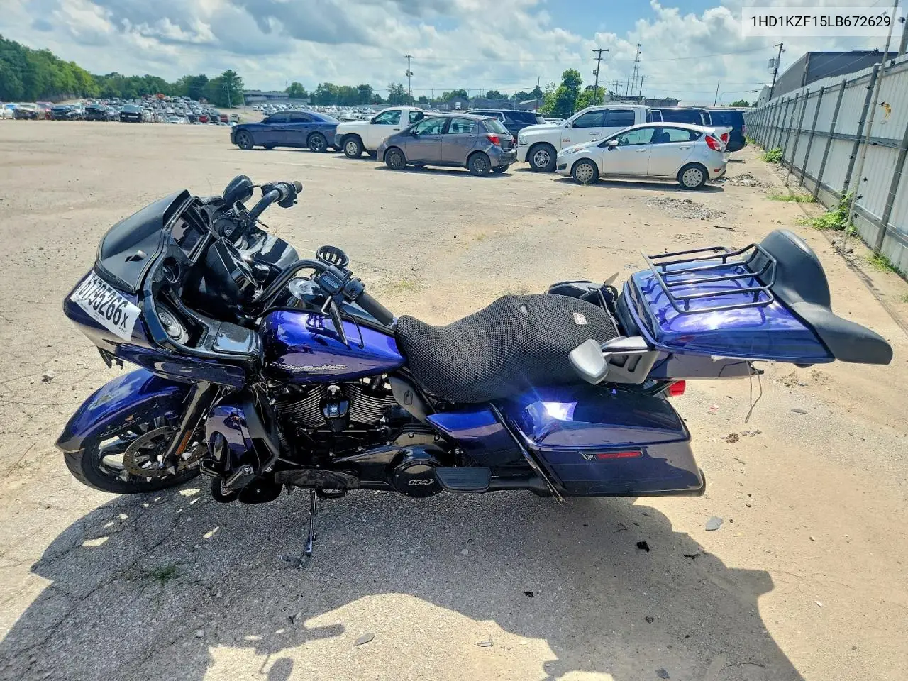 2020 Harley-Davidson Fltrk VIN: 1HD1KZF15LB672629 Lot: 61795266