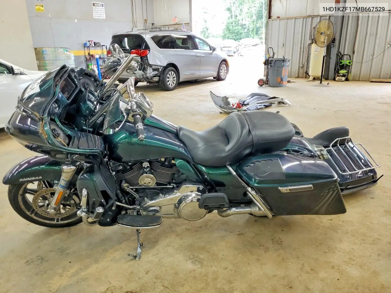 2021 Harley-Davidson Fltrk VIN: 1HD1KZF17MB667529 Lot: 54819076