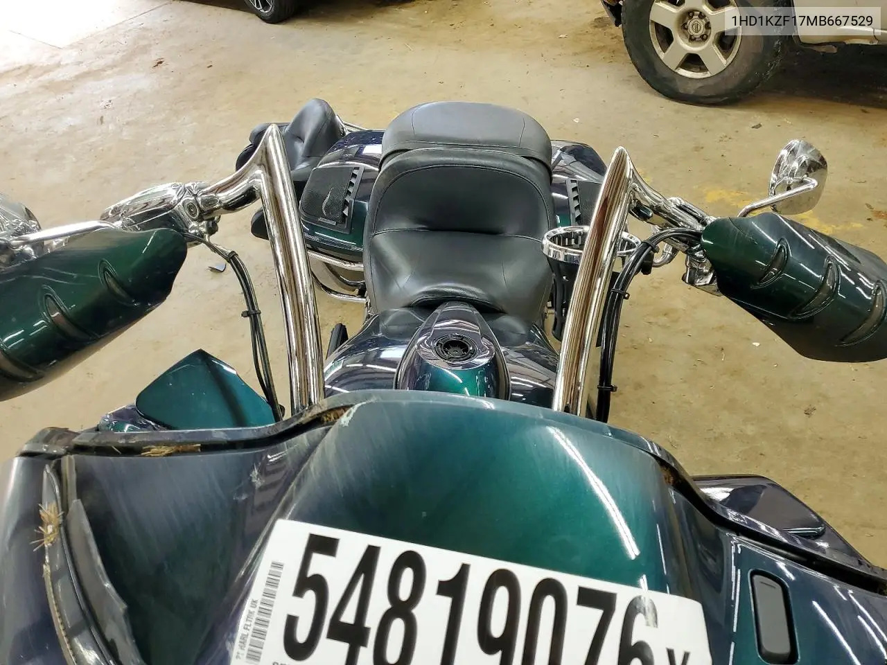 2021 Harley-Davidson Fltrk VIN: 1HD1KZF17MB667529 Lot: 54819076