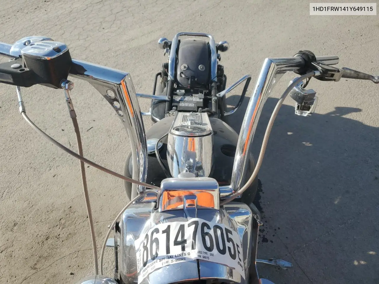 2001 Harley Davidson Flhrci VIN: 1HD1FRW141Y649115 Lot: 86147605