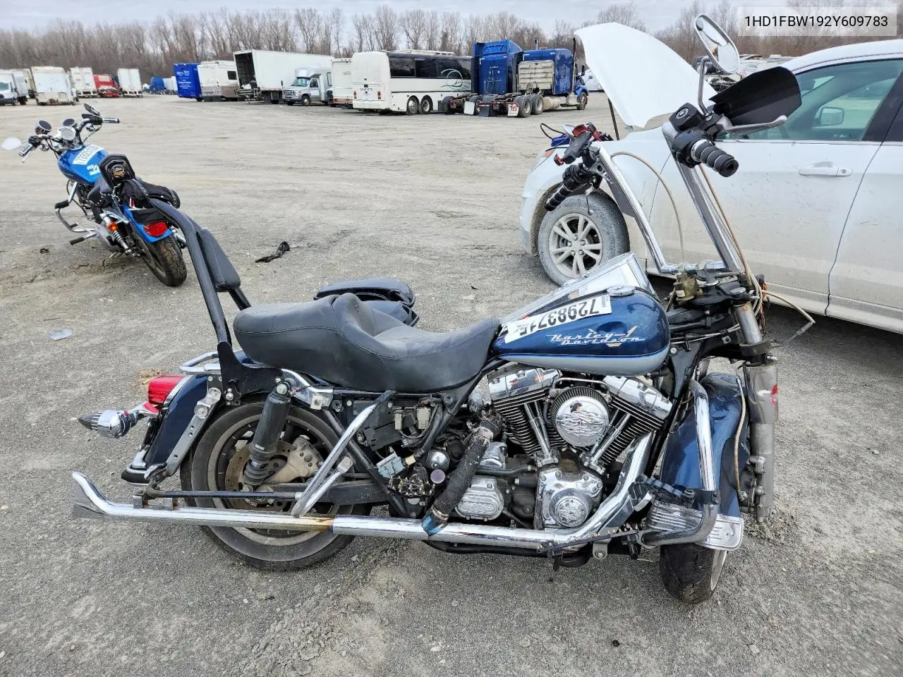 2002 Harley-Davidson Flhri VIN: 1HD1FBW192Y609783 Lot: 72983715