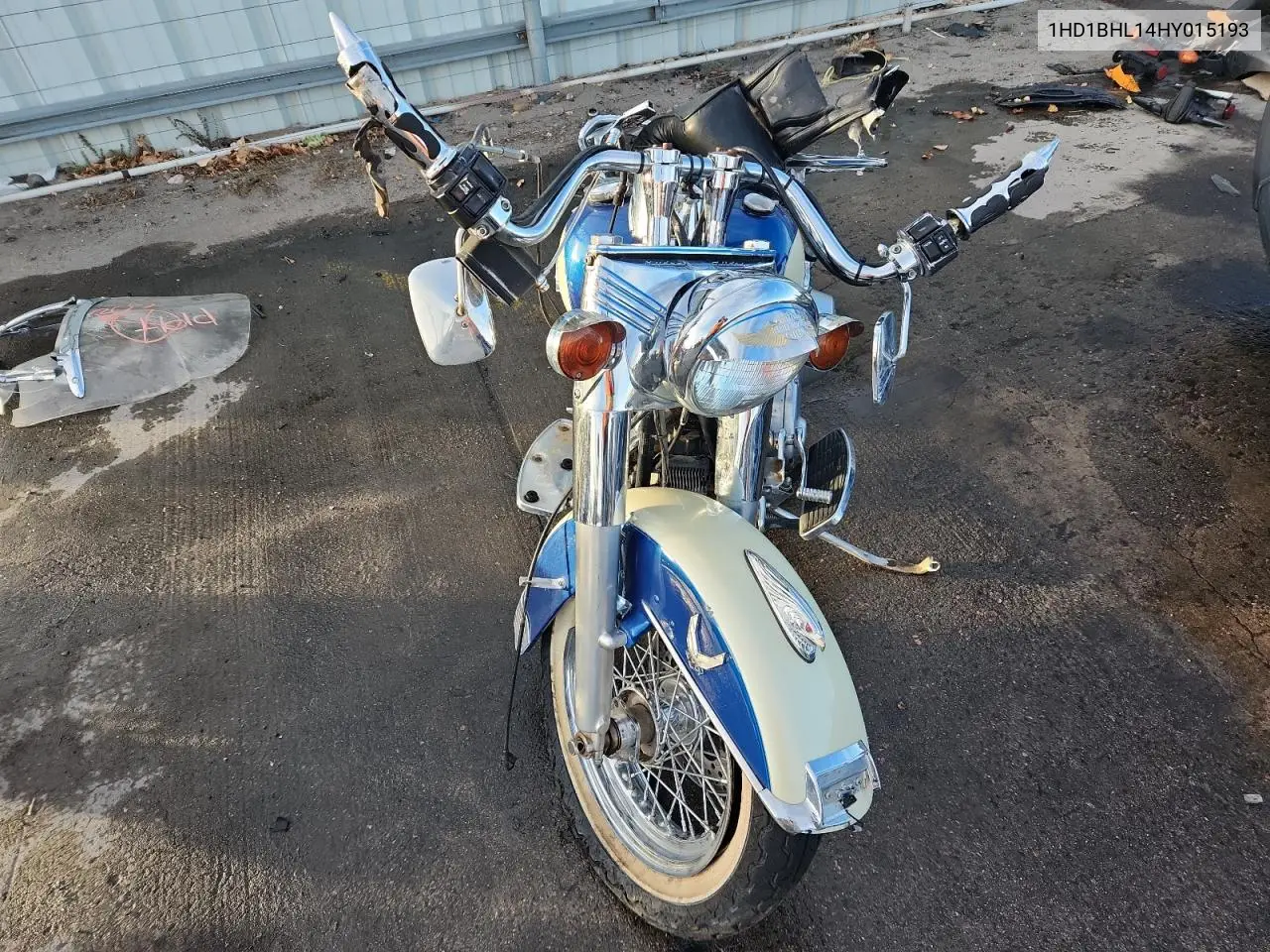 1987 Harley-Davidson Fxst VIN: 1HD1BHL14HY015193 Lot: 92181325