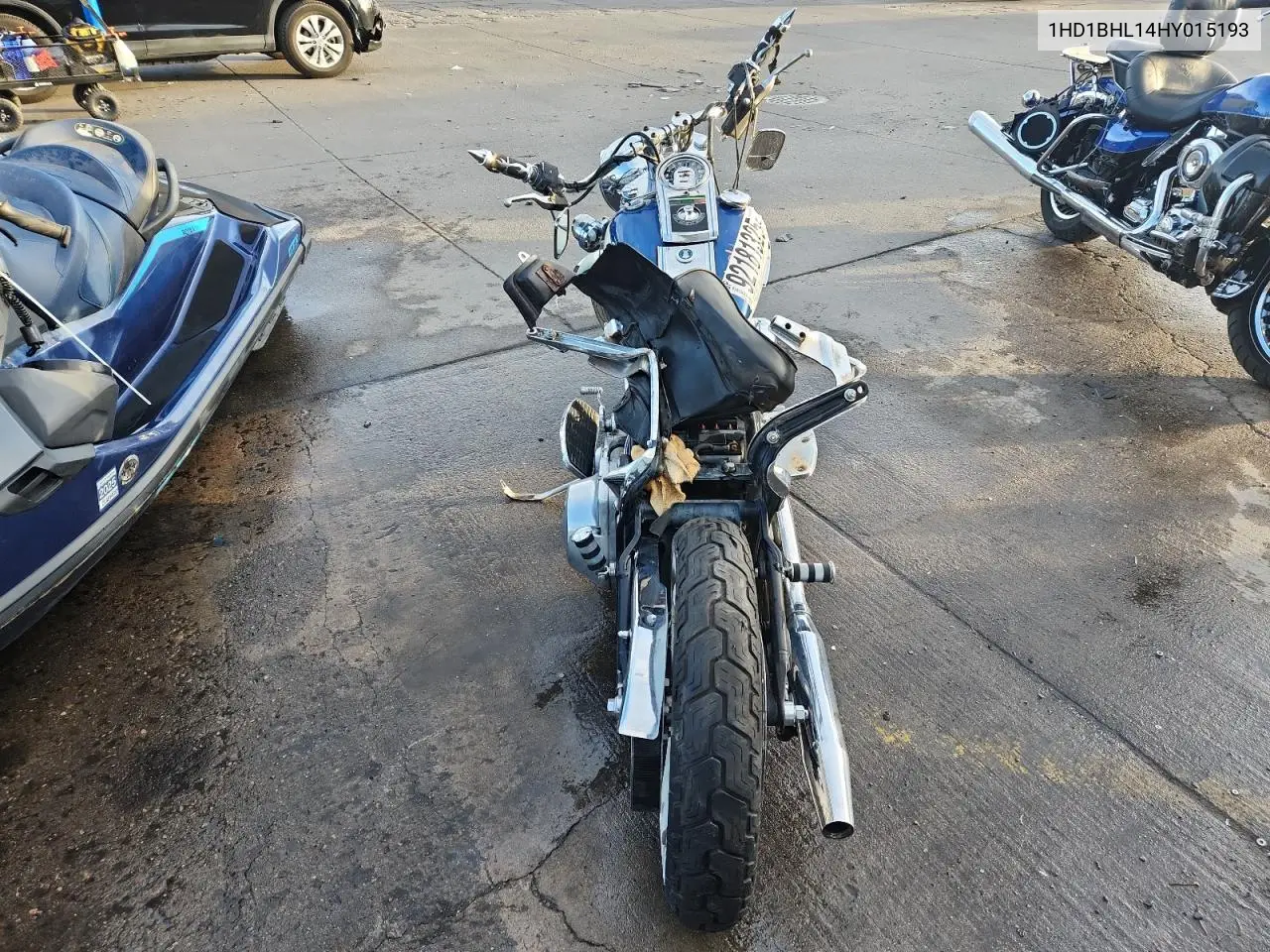 1987 Harley-Davidson Fxst VIN: 1HD1BHL14HY015193 Lot: 92181325