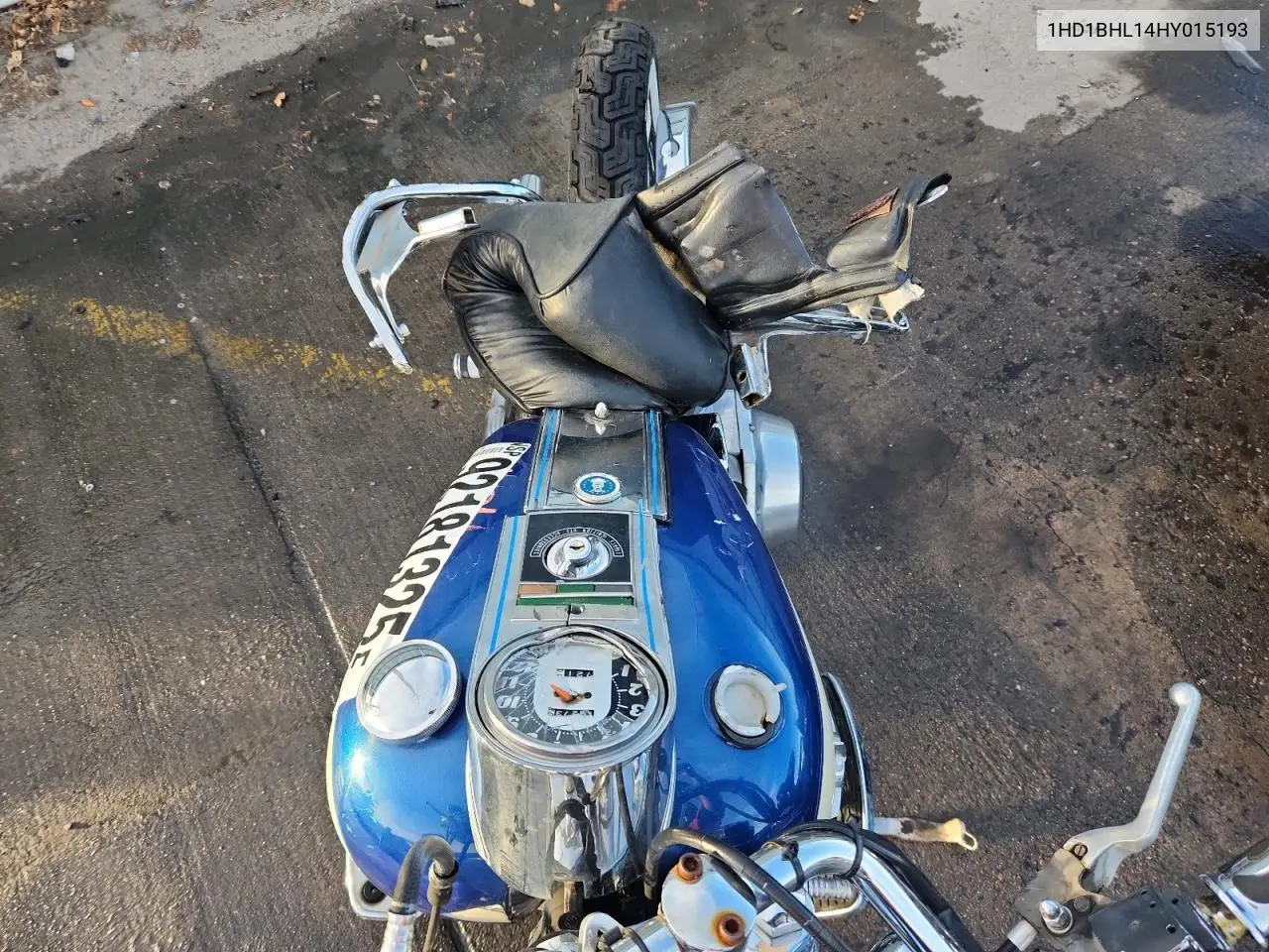 1987 Harley-Davidson Fxst VIN: 1HD1BHL14HY015193 Lot: 92181325