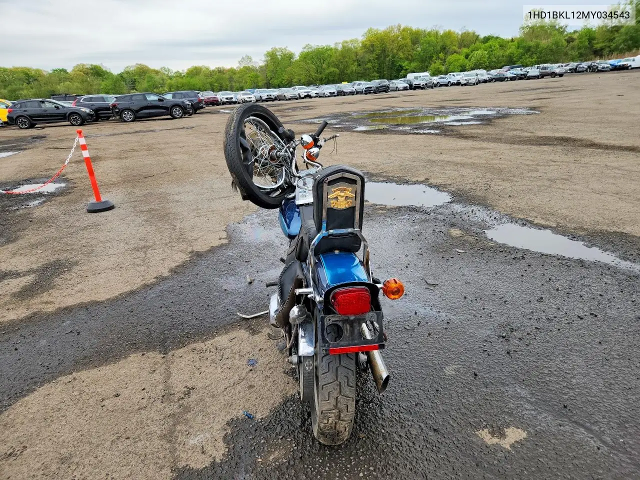 1991 Harley-Davidson Fxst Custom VIN: 1HD1BKL12MY034543 Lot: 52835616