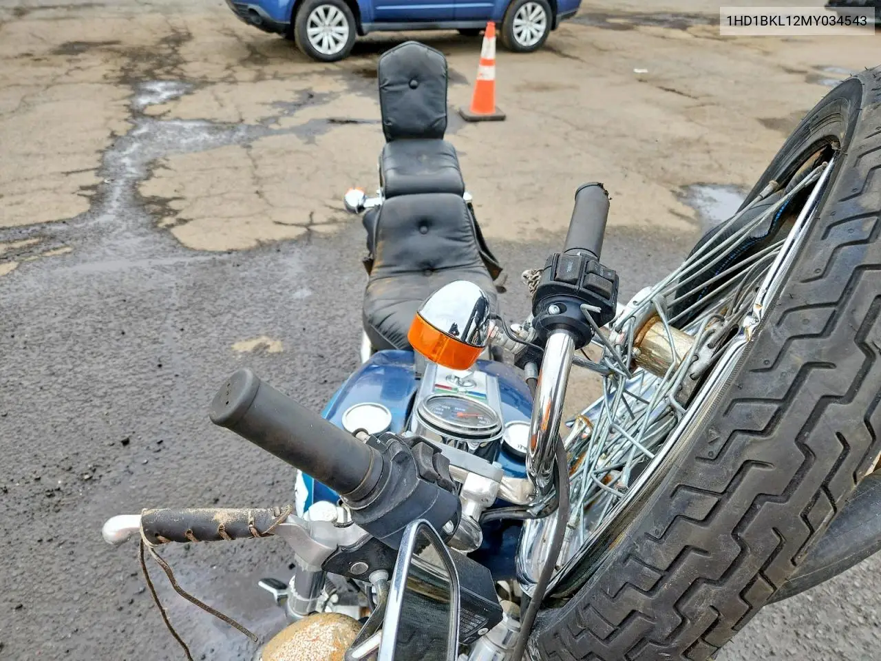 1991 Harley-Davidson Fxst Custom VIN: 1HD1BKL12MY034543 Lot: 52835616
