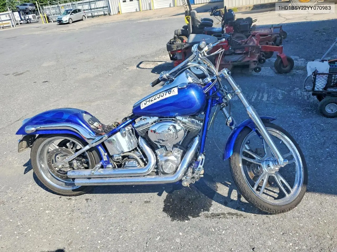 2000 Harley Davidson Fxstd VIN: 1HD1BSY22YY070983 Lot: 54223576