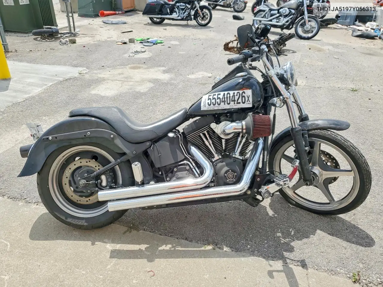 2007 Harley-Davidson Fxstb VIN: 1HD1JA5197Y056313 Lot: 55540426