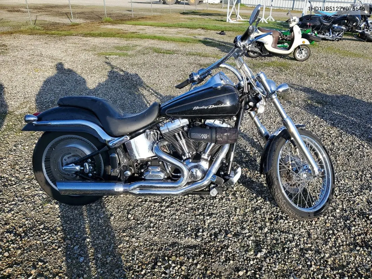 2007 Harley Davidson Fxstd VIN: 1HD1JB5127Y075646 Lot: 72418415