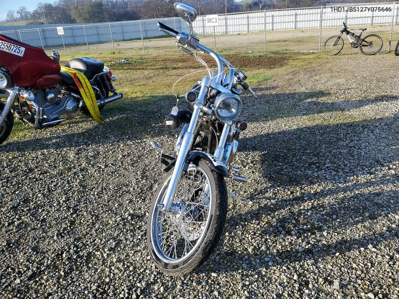 2007 Harley Davidson Fxstd VIN: 1HD1JB5127Y075646 Lot: 72418415