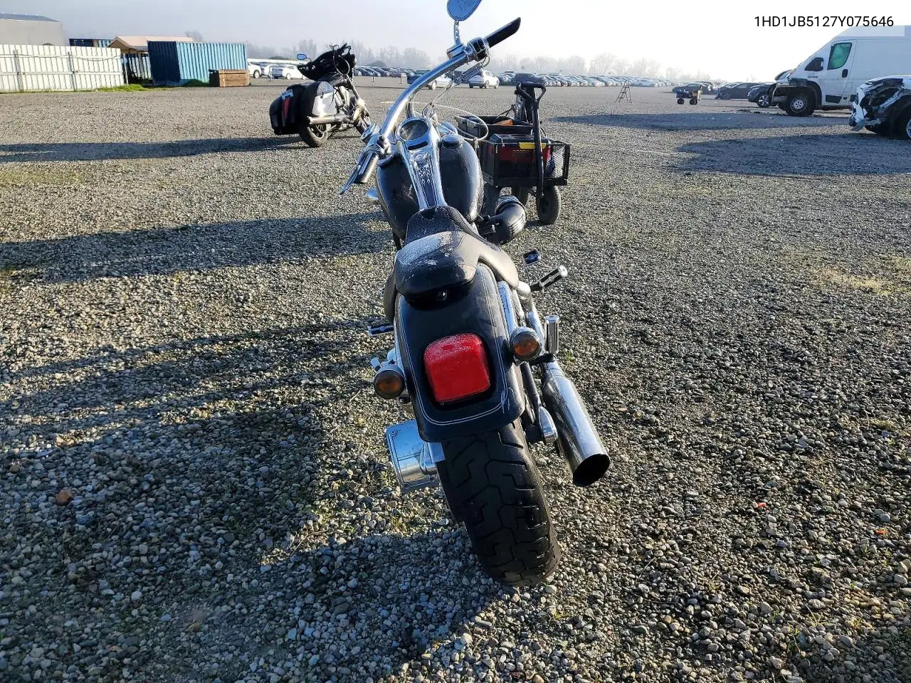 2007 Harley Davidson Fxstd VIN: 1HD1JB5127Y075646 Lot: 72418415