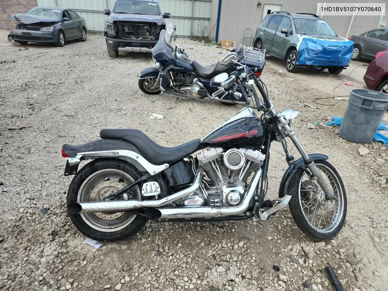 2007 Harley-Davidson Fxst VIN: 1HD1BV5107Y070640 Lot: 80744965