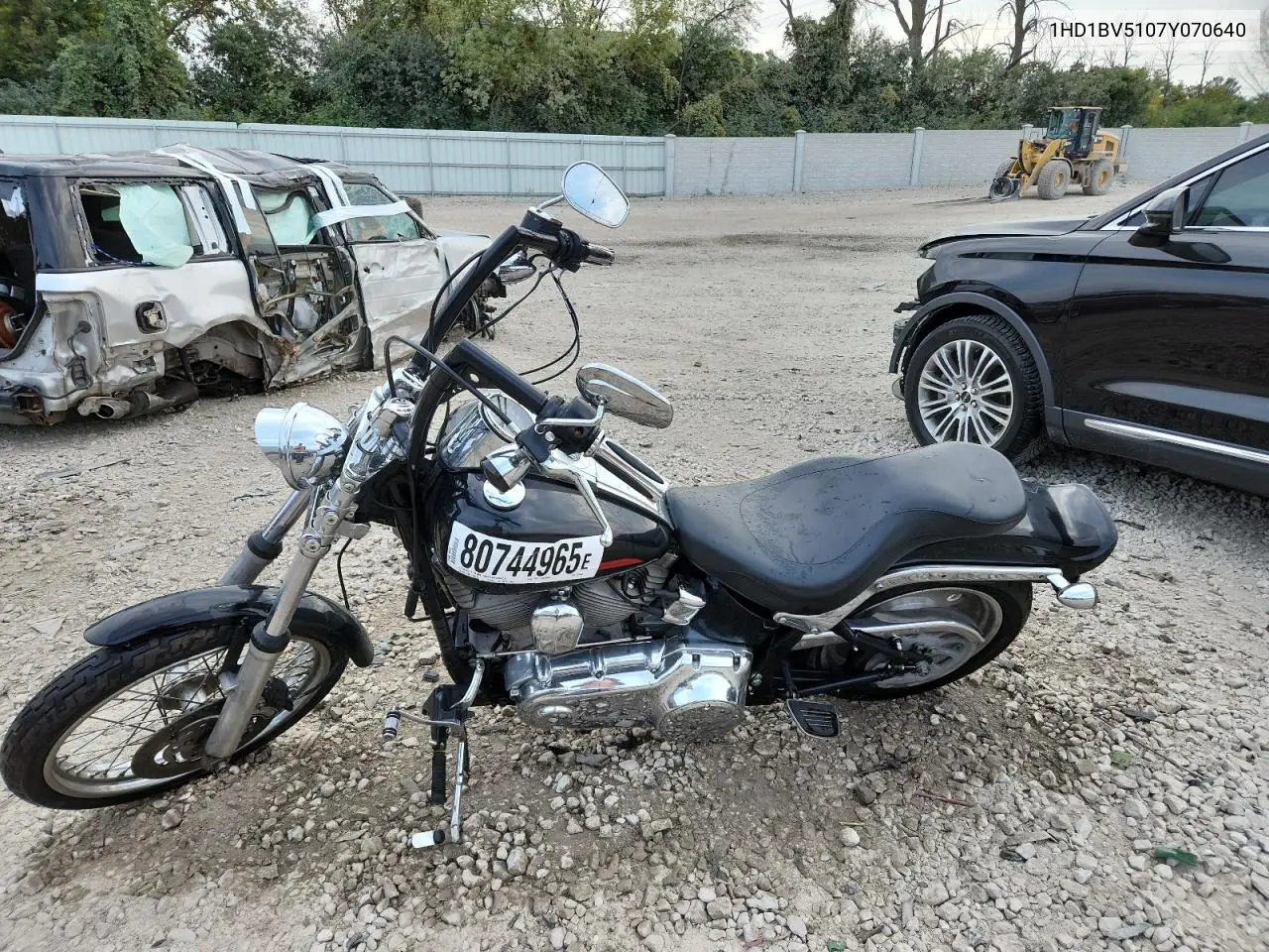 2007 Harley-Davidson Fxst VIN: 1HD1BV5107Y070640 Lot: 80744965