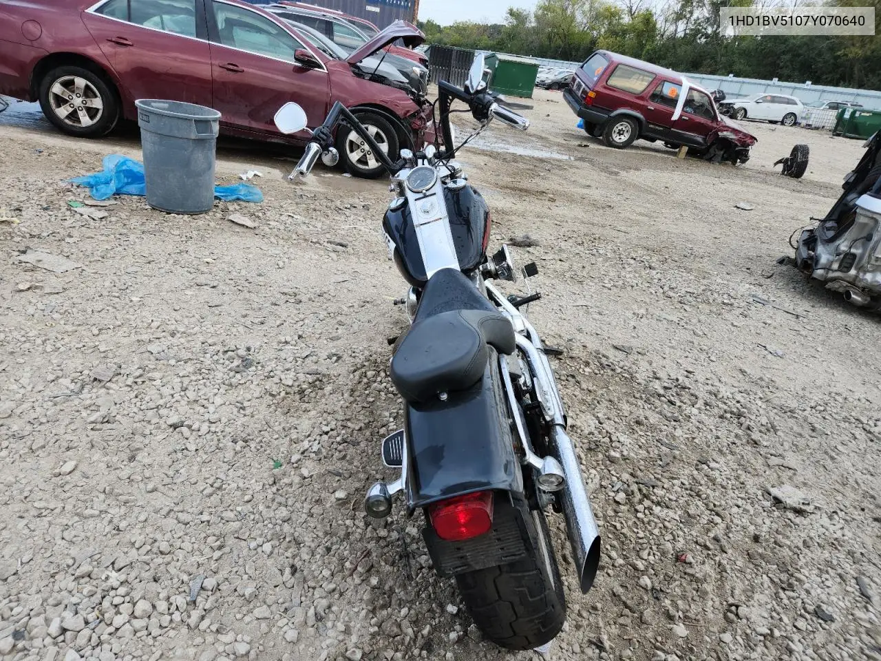 2007 Harley-Davidson Fxst VIN: 1HD1BV5107Y070640 Lot: 80744965
