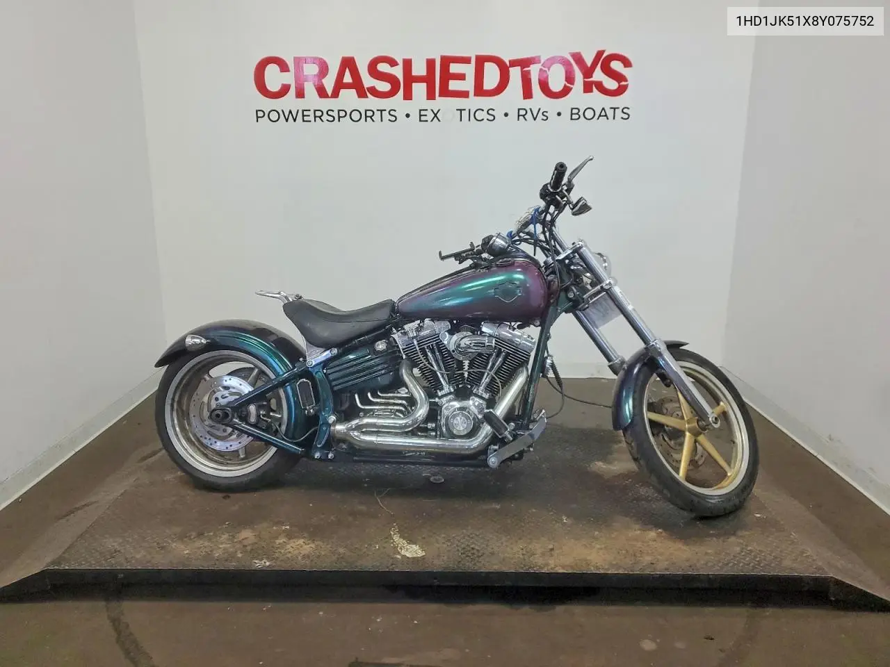 2008 Harley-Davidson Fxcwc VIN: 1HD1JK51X8Y075752 Lot: 52914226