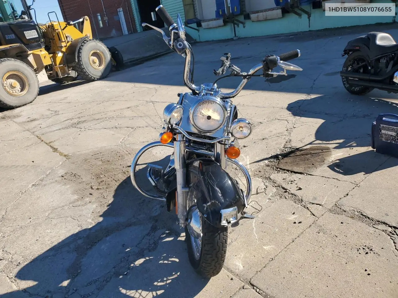 2008 Harley-Davidson Flstc VIN: 1HD1BW5108Y076655 Lot: 86897245