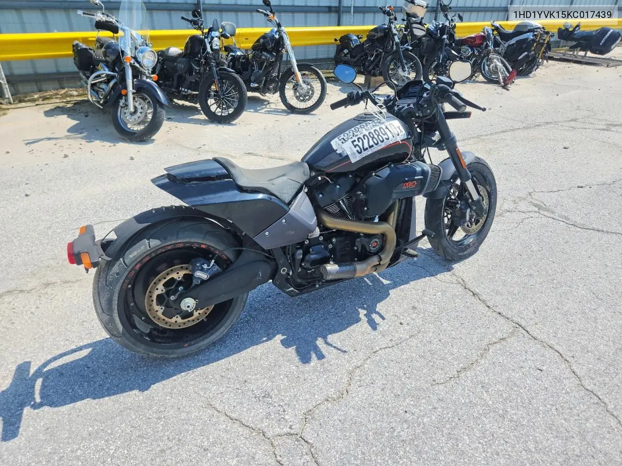 2019 Harley-Davidson Fxdrs VIN: 1HD1YVK15KC017439 Lot: 52288910