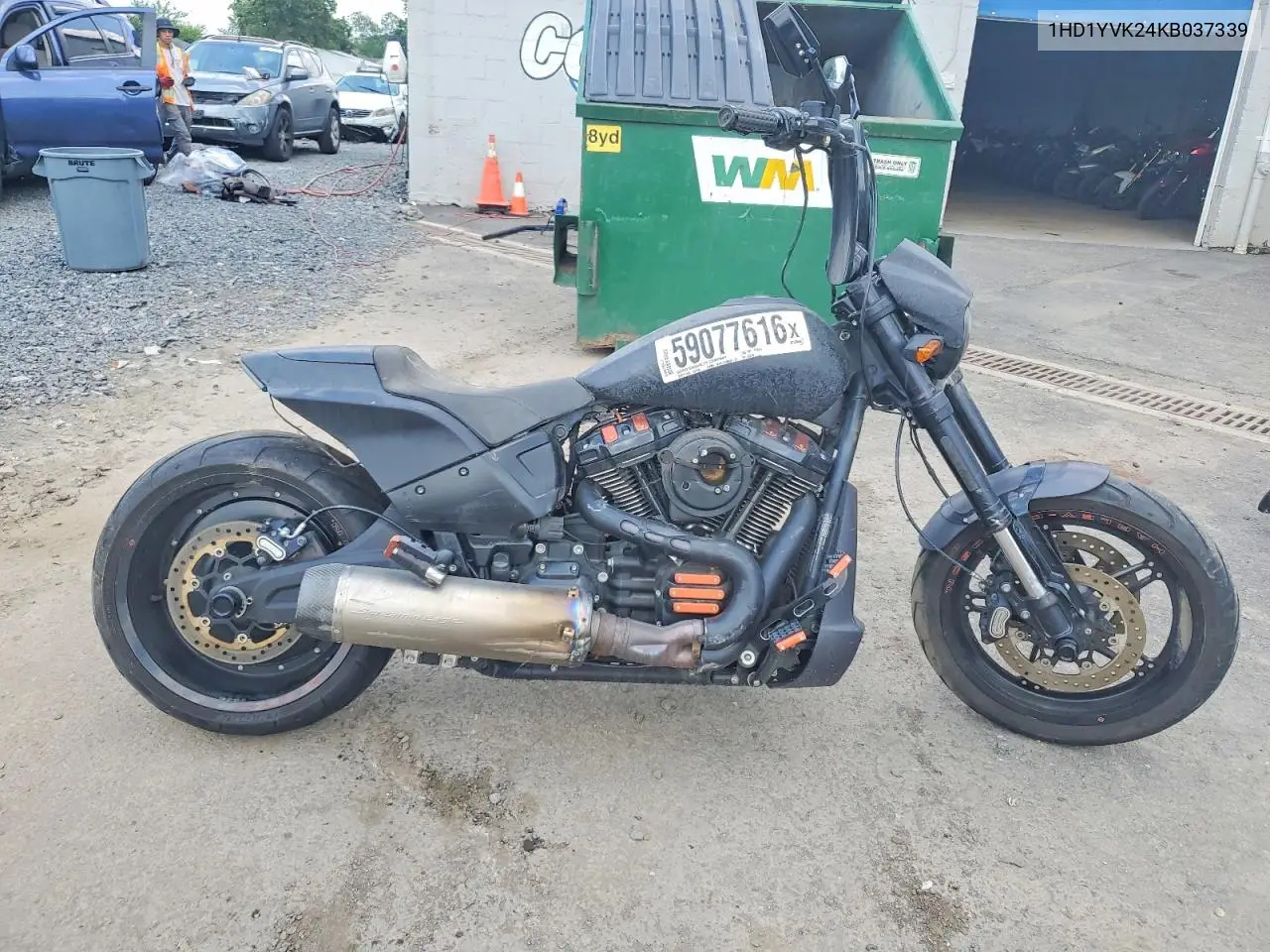 2019 Harley-Davidson Fxdrs VIN: 1HD1YVK24KB037339 Lot: 59077616